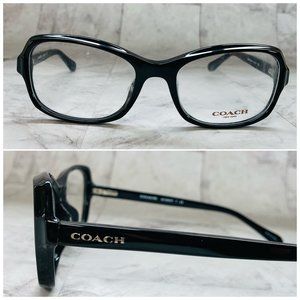 Coach Butterfly Black And Silver Eyeglasses Glasses Frames NWOT